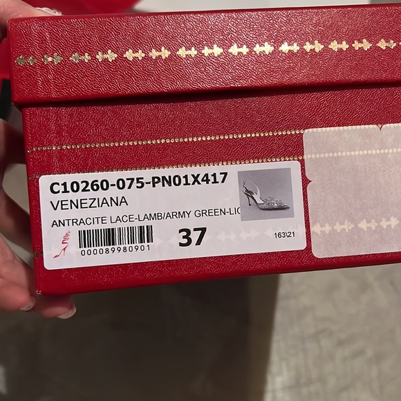 ✨RENE CAOVILLA✨ Veneziana 75 Crystal Lace Slingback Pumps - Brand New - Picture 12 of 14